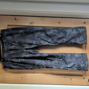 Prana Gray Camouflage Cargo Pants (Adjustable) Size 12